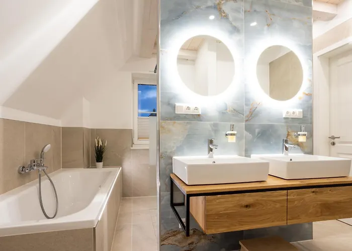 度假居 Reethaus Nordlicht - Wellness Mit Meerblick *