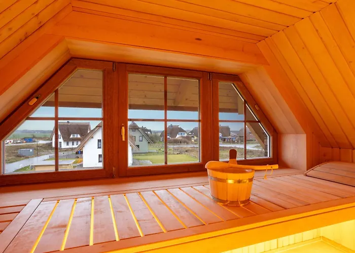 Reethaus Nordlicht - Wellness Mit Meerblick 德兰斯克