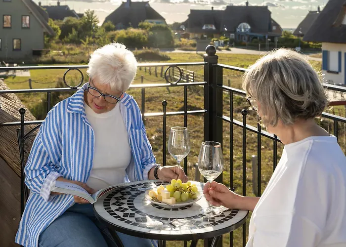 Reethaus Nordlicht - Wellness Mit Meerblick 德兰斯克